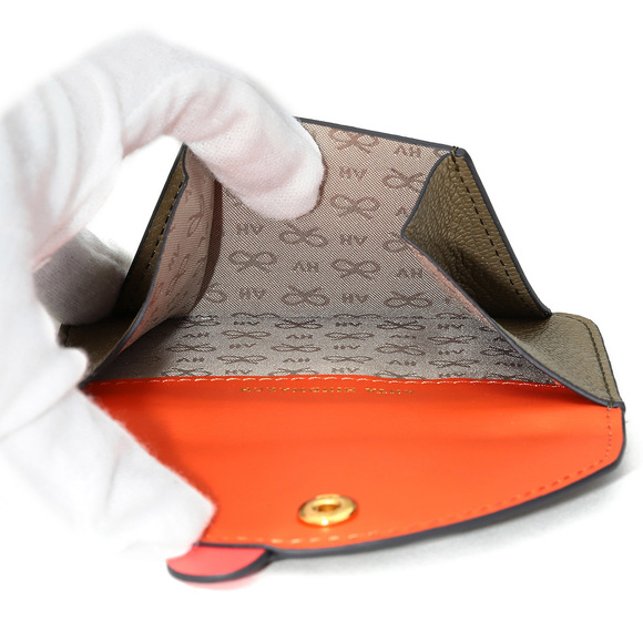 Anya Hindmarch Card Case Zanny Olive Green - Picture 5 of 8